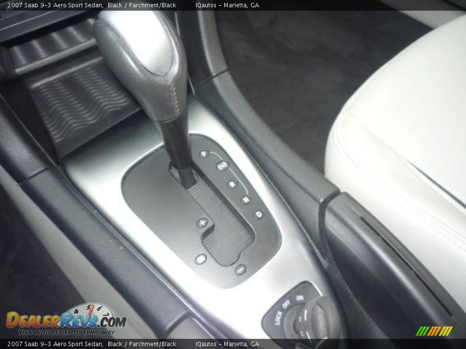 2007 Saab 9-3 Aero Sport Sedan Black / Parchment/Black Photo #21