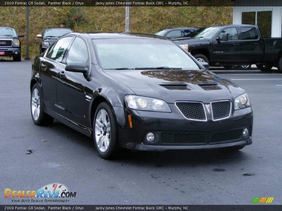 2009 Pontiac G8 Sedan Panther Black / Onyx Photo #2