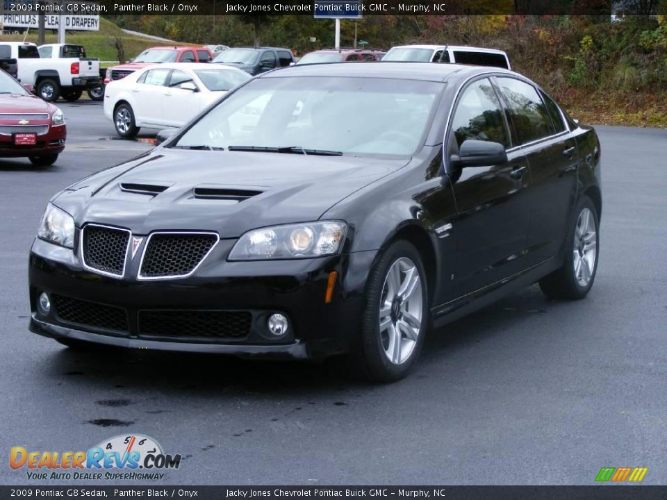 2009 Pontiac G8 Sedan Panther Black / Onyx Photo #4