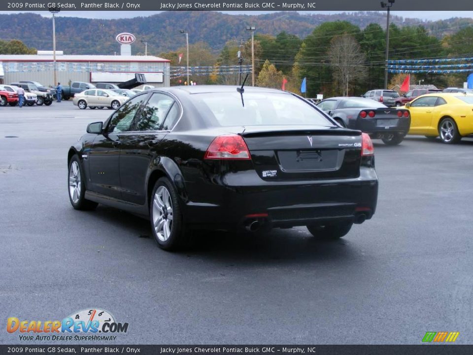 2009 Pontiac G8 Sedan Panther Black / Onyx Photo #6