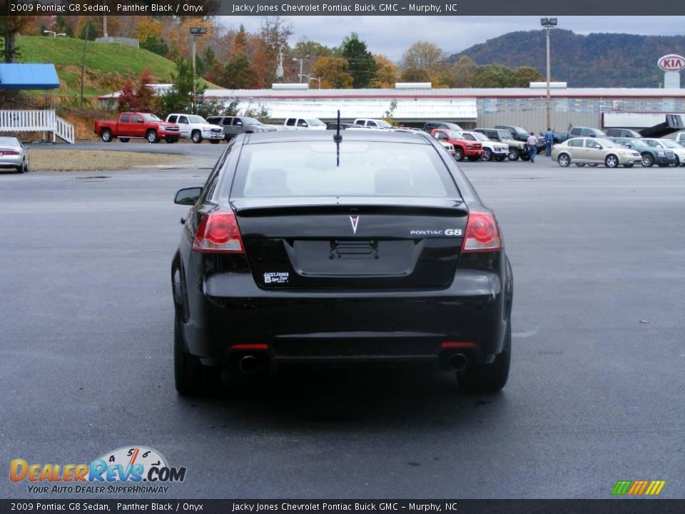 2009 Pontiac G8 Sedan Panther Black / Onyx Photo #7