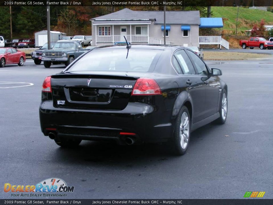 2009 Pontiac G8 Sedan Panther Black / Onyx Photo #8