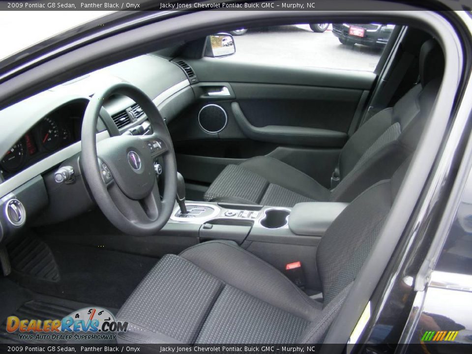2009 Pontiac G8 Sedan Panther Black / Onyx Photo #9