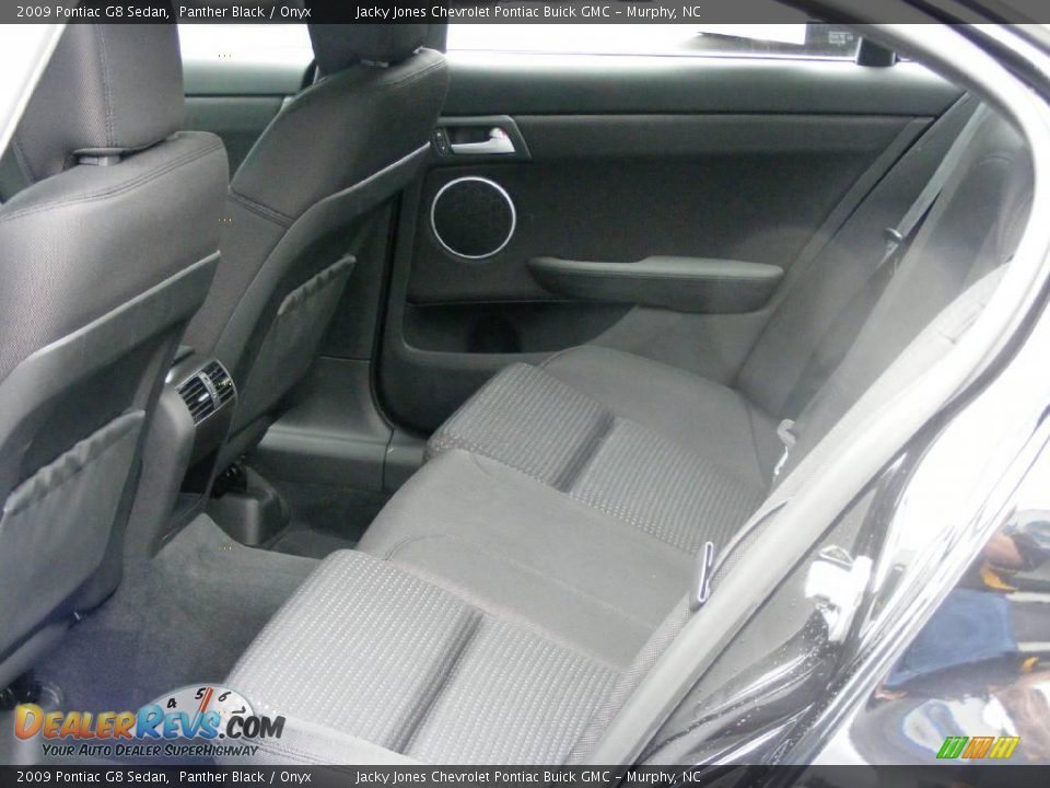 2009 Pontiac G8 Sedan Panther Black / Onyx Photo #10