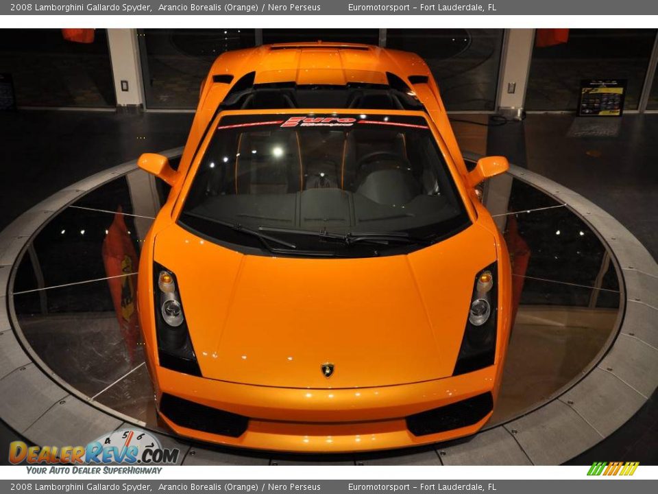 2008 Lamborghini Gallardo Spyder Arancio Borealis (Orange) / Nero Perseus Photo #2