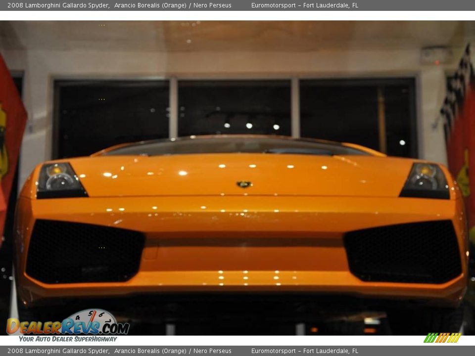 2008 Lamborghini Gallardo Spyder Arancio Borealis (Orange) / Nero Perseus Photo #18