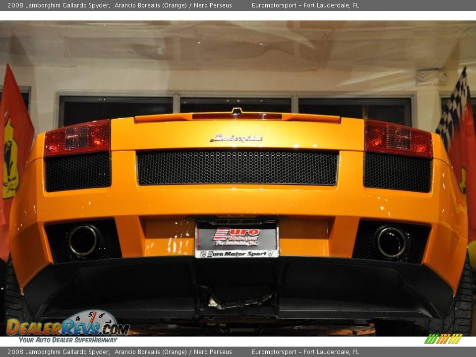 2008 Lamborghini Gallardo Spyder Arancio Borealis (Orange) / Nero Perseus Photo #25