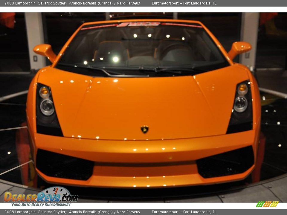 2008 Lamborghini Gallardo Spyder Arancio Borealis (Orange) / Nero Perseus Photo #31