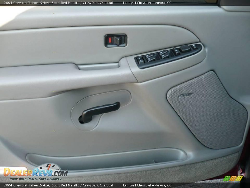 2004 Chevrolet Tahoe LS 4x4 Sport Red Metallic / Gray/Dark Charcoal Photo #7