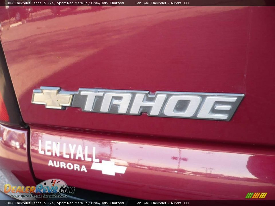 2004 Chevrolet Tahoe LS 4x4 Sport Red Metallic / Gray/Dark Charcoal Photo #13