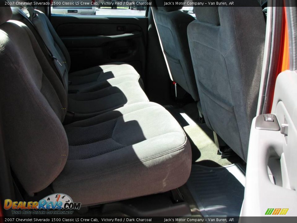 2007 Chevrolet Silverado 1500 Classic LS Crew Cab Victory Red / Dark Charcoal Photo #6