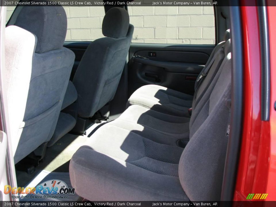 2007 Chevrolet Silverado 1500 Classic LS Crew Cab Victory Red / Dark Charcoal Photo #7