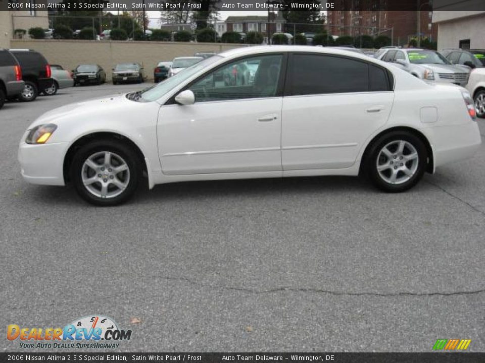 2006 Nissan Altima 2.5 S Special Edition Satin White Pearl / Frost Photo #3