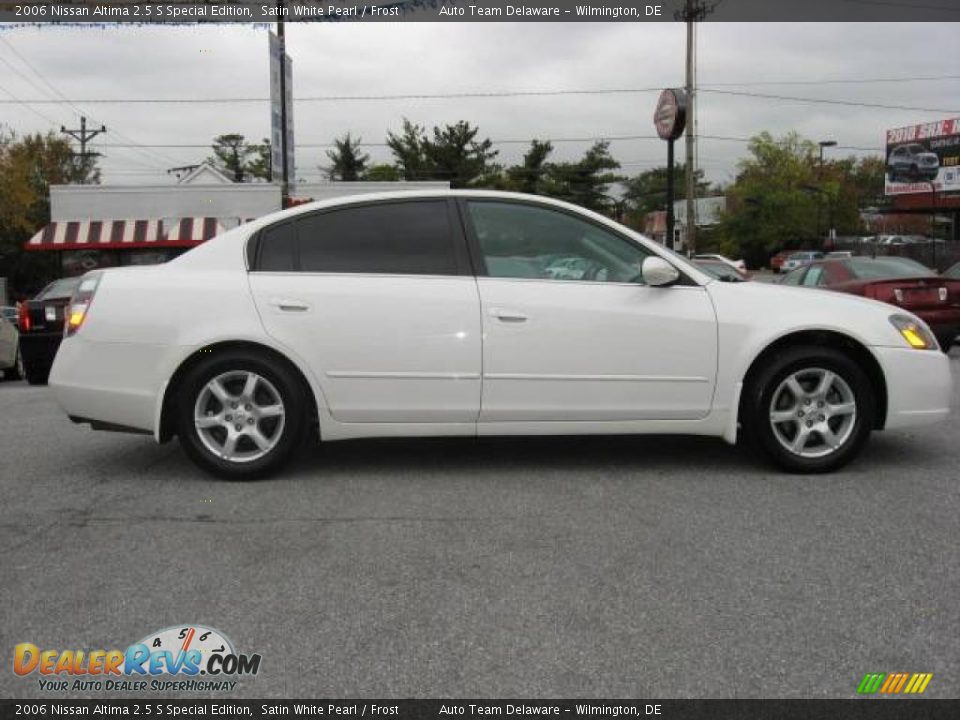 2006 Nissan Altima 2.5 S Special Edition Satin White Pearl / Frost Photo #7