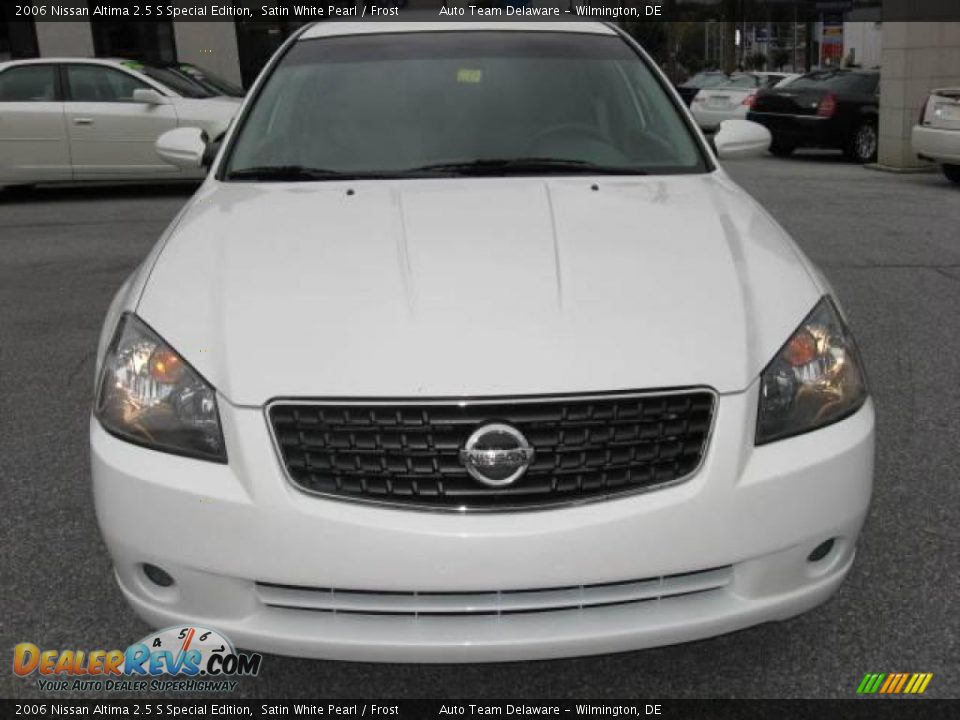 2006 Nissan Altima 2.5 S Special Edition Satin White Pearl / Frost Photo #9