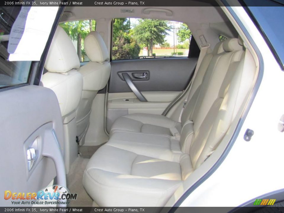 2006 Infiniti FX 35 Ivory White Pearl / Wheat Photo #11