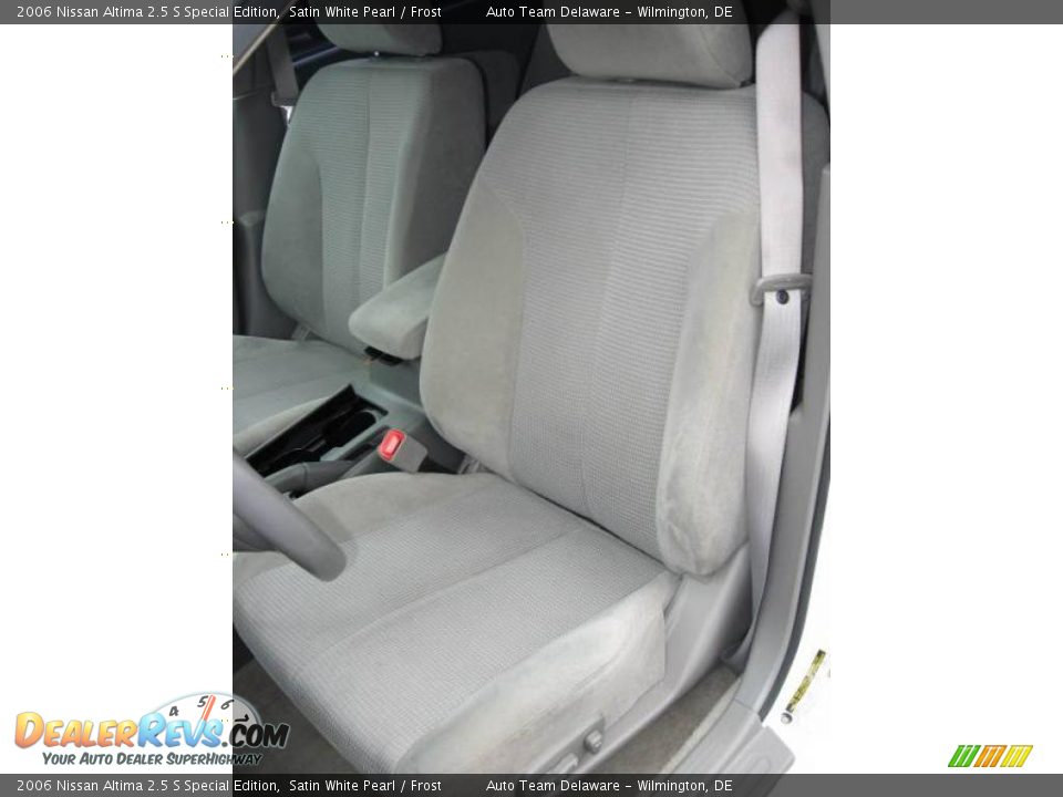 2006 Nissan Altima 2.5 S Special Edition Satin White Pearl / Frost Photo #13