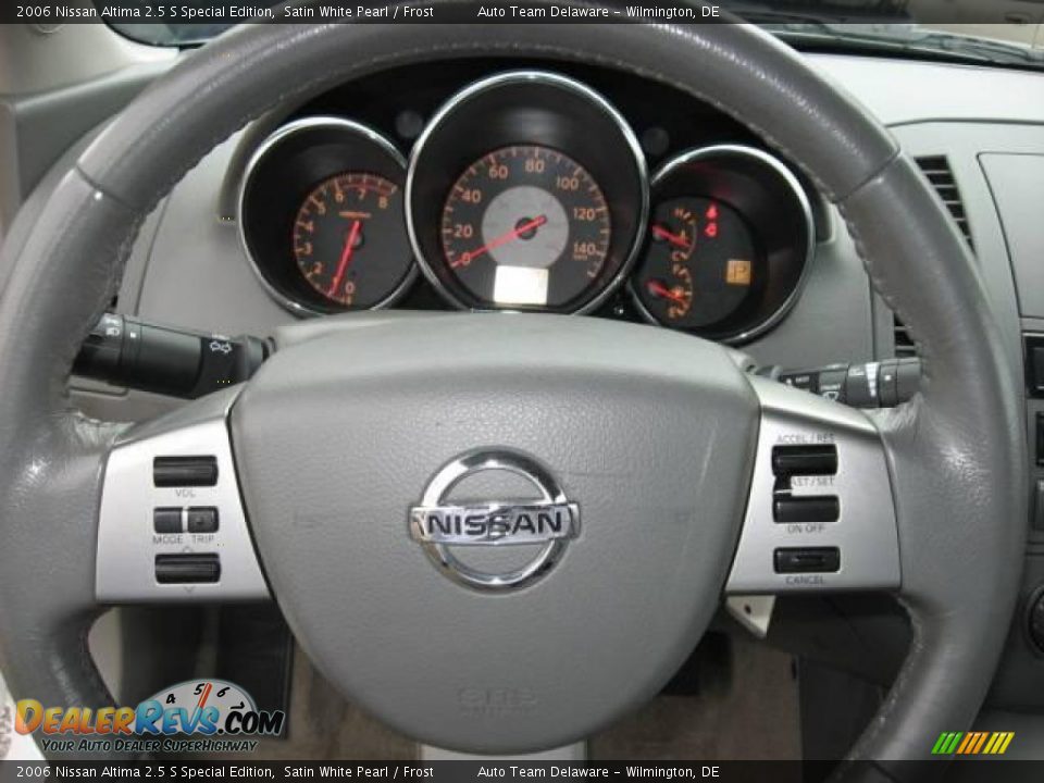 2006 Nissan Altima 2.5 S Special Edition Satin White Pearl / Frost Photo #16