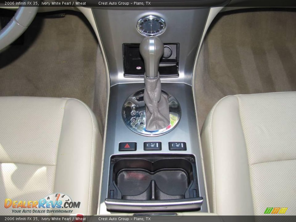 2006 Infiniti FX 35 Ivory White Pearl / Wheat Photo #16