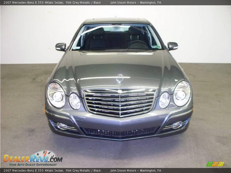 2007 Mercedes-Benz E 350 4Matic Sedan Flint Grey Metallic / Black Photo #2