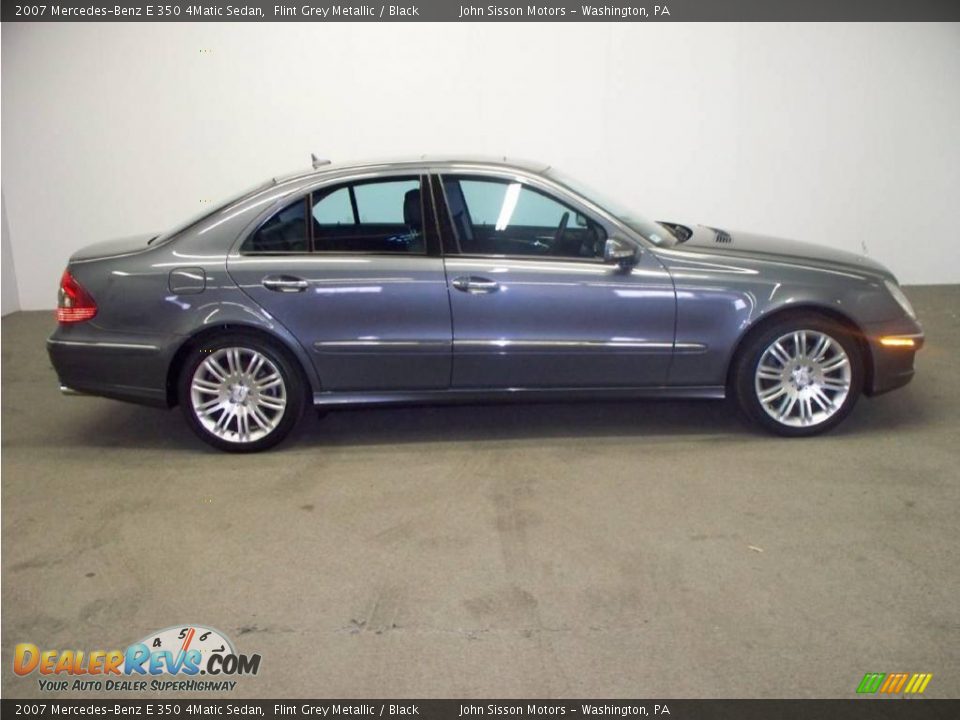 2007 Mercedes-Benz E 350 4Matic Sedan Flint Grey Metallic / Black Photo #5