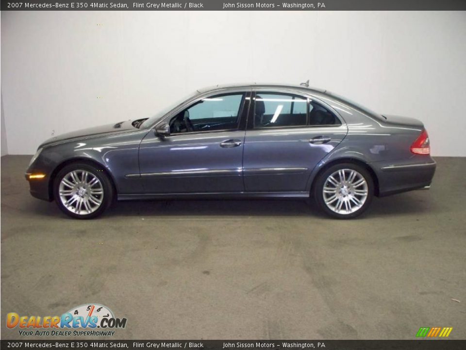 2007 Mercedes-Benz E 350 4Matic Sedan Flint Grey Metallic / Black Photo #6
