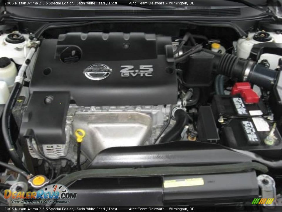 2006 Nissan Altima 2.5 S Special Edition Satin White Pearl / Frost Photo #36