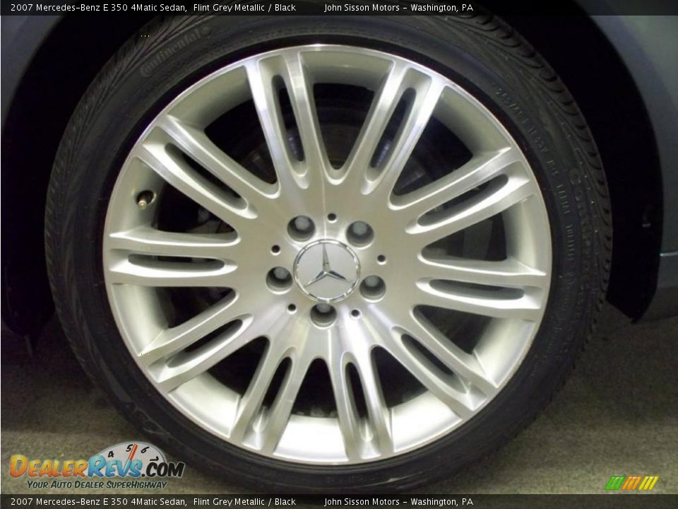 2007 Mercedes-Benz E 350 4Matic Sedan Flint Grey Metallic / Black Photo #10