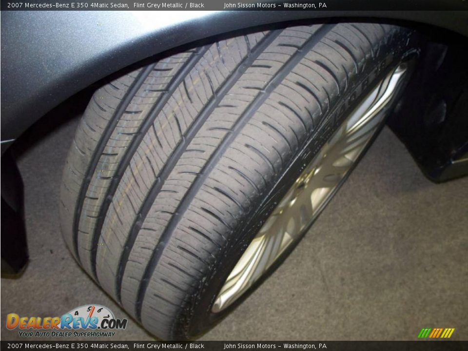2007 Mercedes-Benz E 350 4Matic Sedan Flint Grey Metallic / Black Photo #11