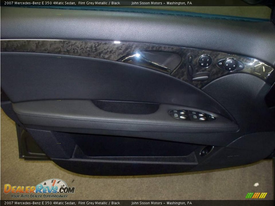 2007 Mercedes-Benz E 350 4Matic Sedan Flint Grey Metallic / Black Photo #12