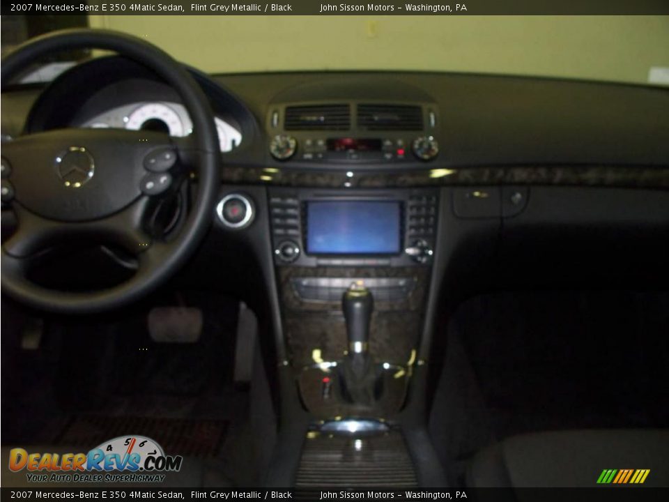 2007 Mercedes-Benz E 350 4Matic Sedan Flint Grey Metallic / Black Photo #15