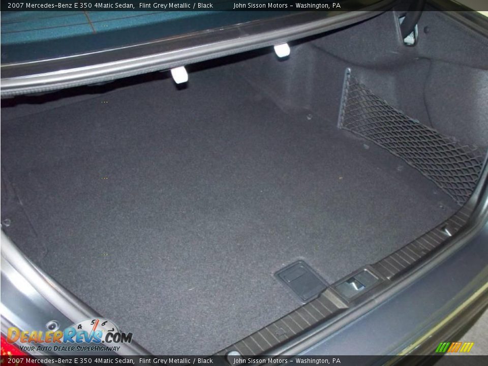 2007 Mercedes-Benz E 350 4Matic Sedan Flint Grey Metallic / Black Photo #16