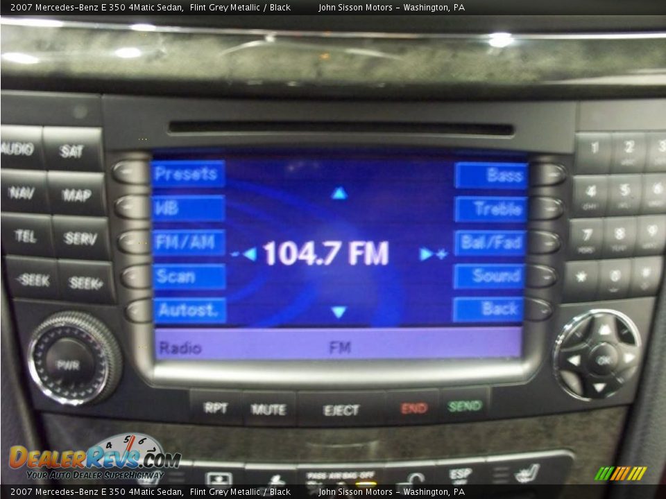 2007 Mercedes-Benz E 350 4Matic Sedan Flint Grey Metallic / Black Photo #18