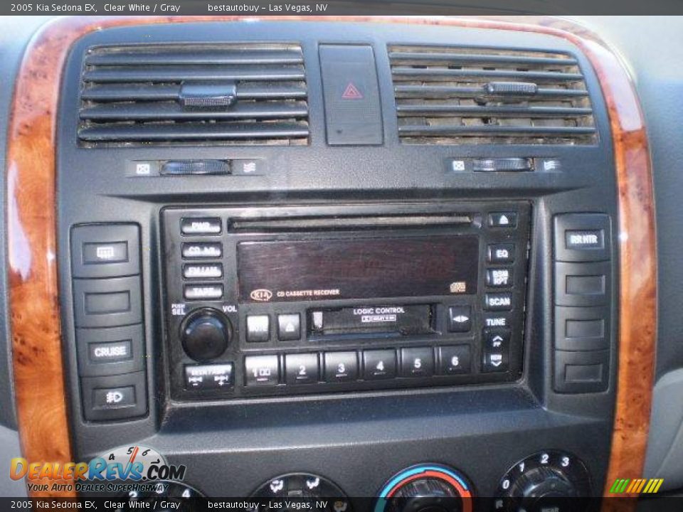 2005 Kia Sedona EX Clear White / Gray Photo #24