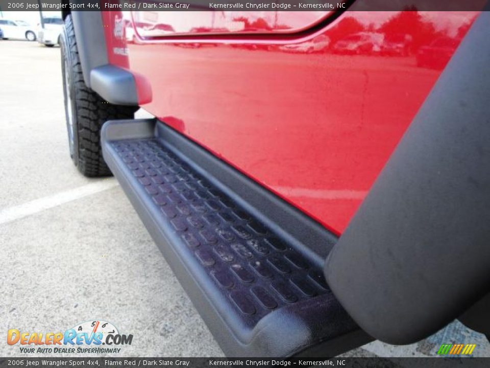 2006 Jeep Wrangler Sport 4x4 Flame Red / Dark Slate Gray Photo #12