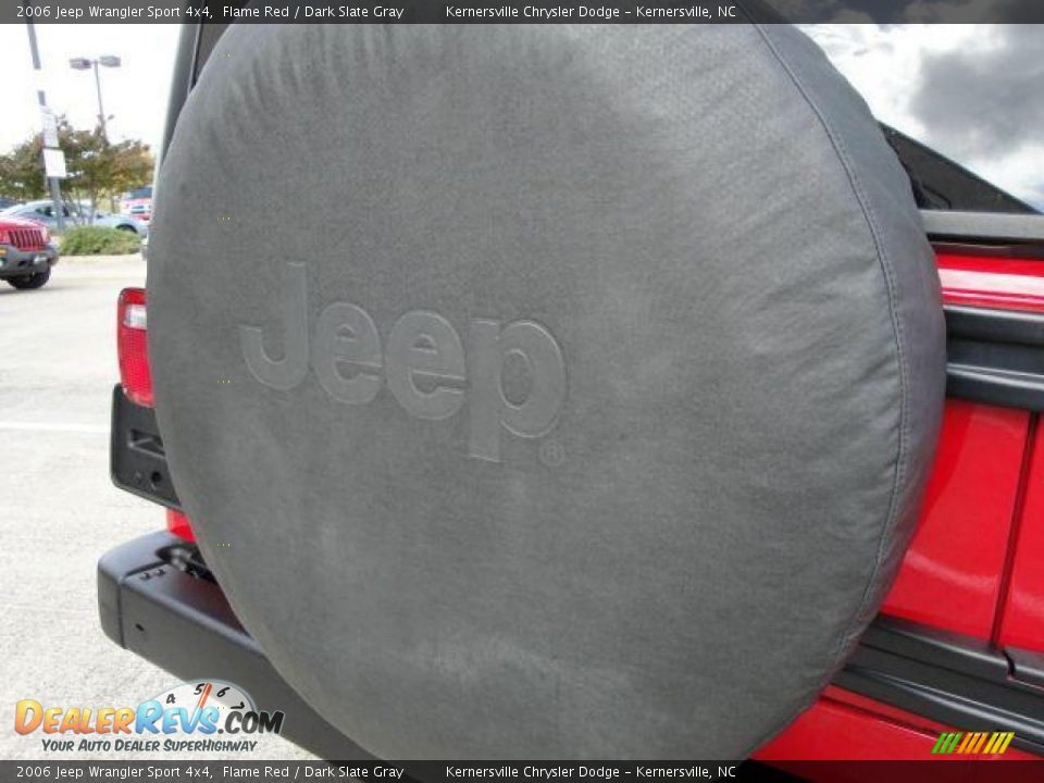2006 Jeep Wrangler Sport 4x4 Flame Red / Dark Slate Gray Photo #13