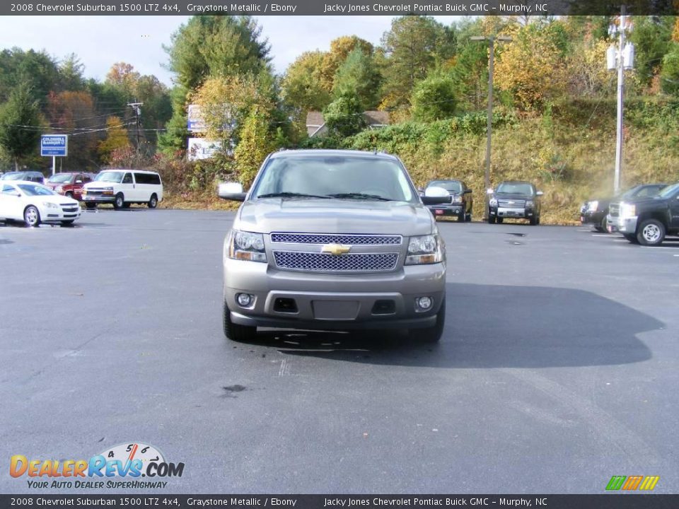2008 Chevrolet Suburban 1500 LTZ 4x4 Graystone Metallic / Ebony Photo #3