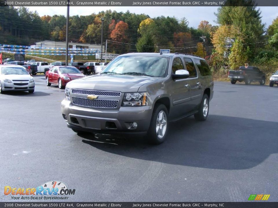 2008 Chevrolet Suburban 1500 LTZ 4x4 Graystone Metallic / Ebony Photo #4