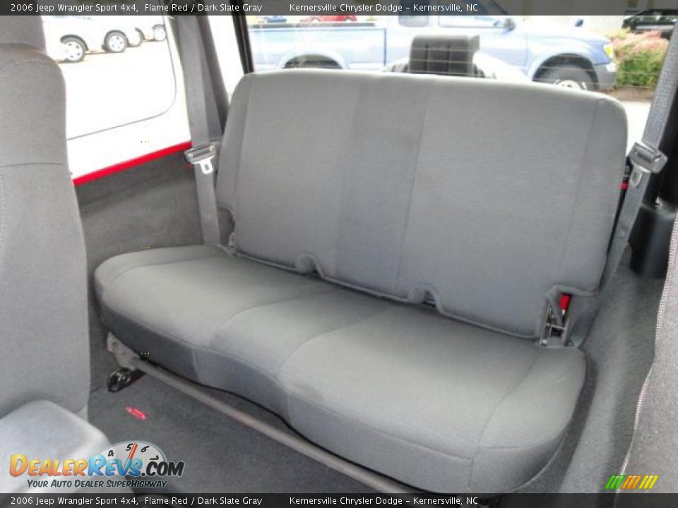 2006 Jeep Wrangler Sport 4x4 Flame Red / Dark Slate Gray Photo #16