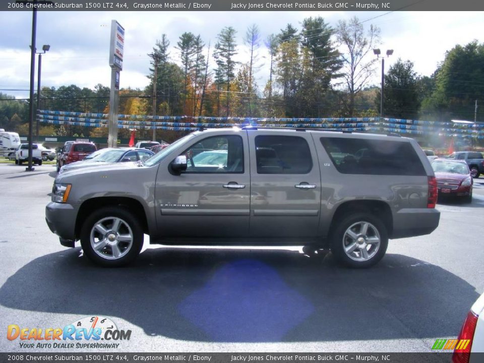 2008 Chevrolet Suburban 1500 LTZ 4x4 Graystone Metallic / Ebony Photo #5