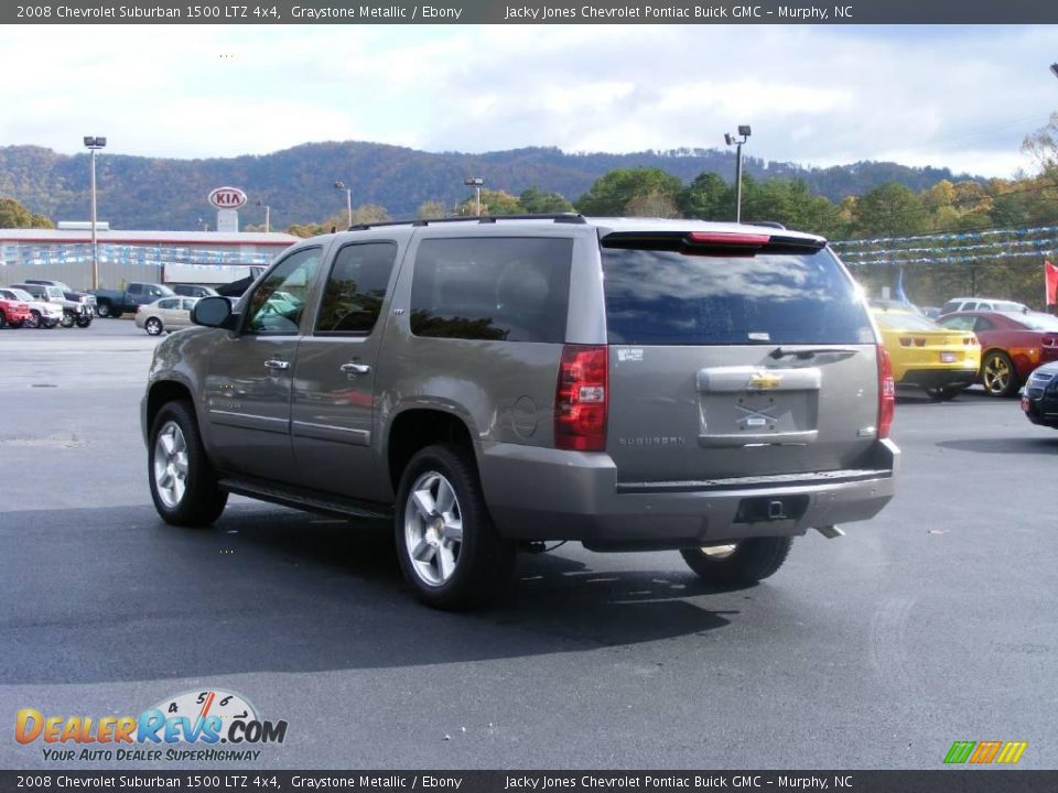 2008 Chevrolet Suburban 1500 LTZ 4x4 Graystone Metallic / Ebony Photo #6