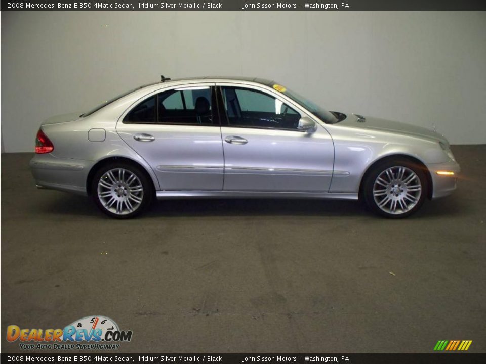 2008 Mercedes-Benz E 350 4Matic Sedan Iridium Silver Metallic / Black Photo #5