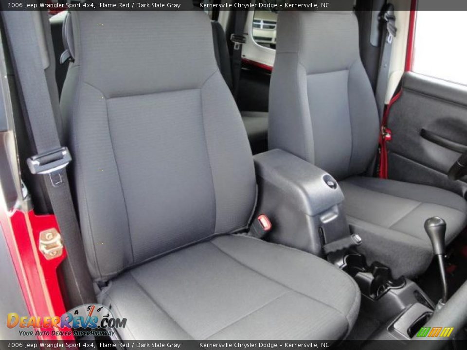 2006 Jeep Wrangler Sport 4x4 Flame Red / Dark Slate Gray Photo #17