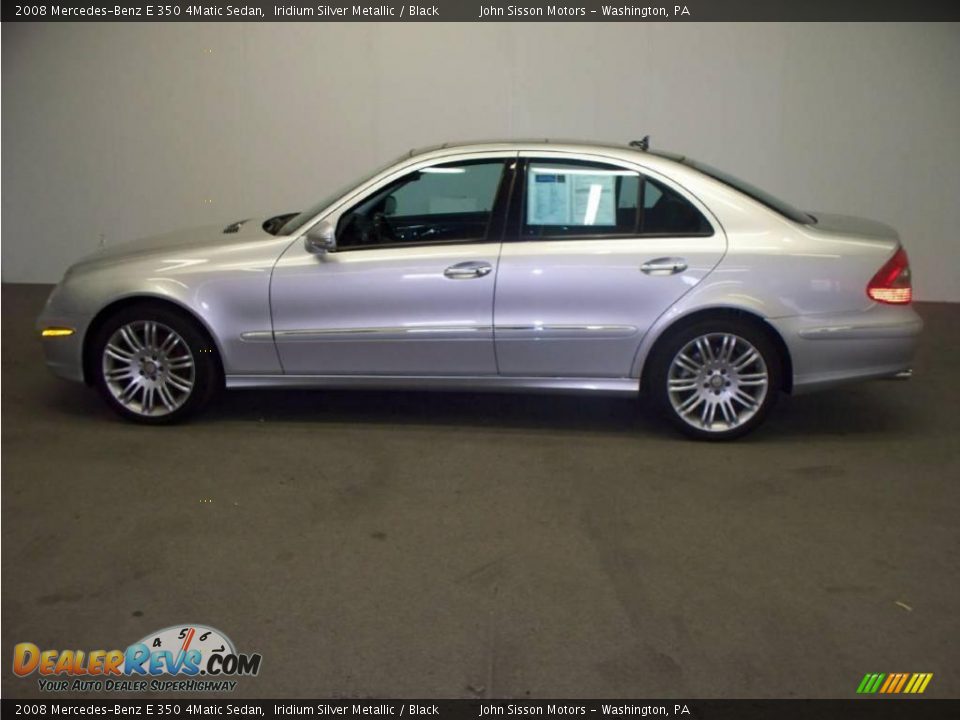2008 Mercedes-Benz E 350 4Matic Sedan Iridium Silver Metallic / Black Photo #6