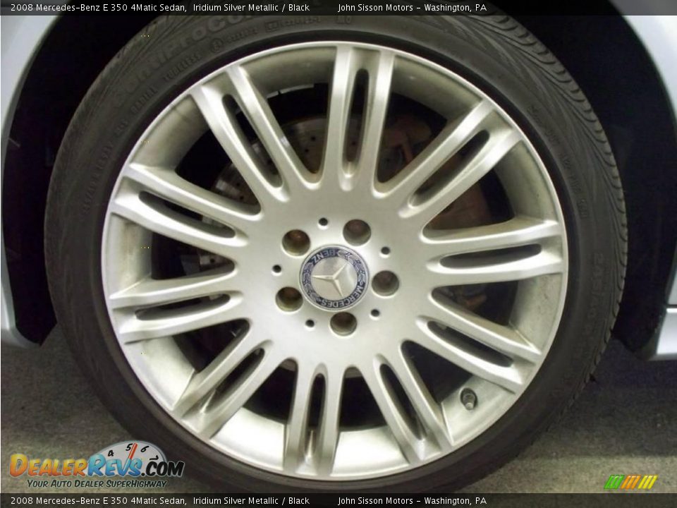 2008 Mercedes-Benz E 350 4Matic Sedan Iridium Silver Metallic / Black Photo #8