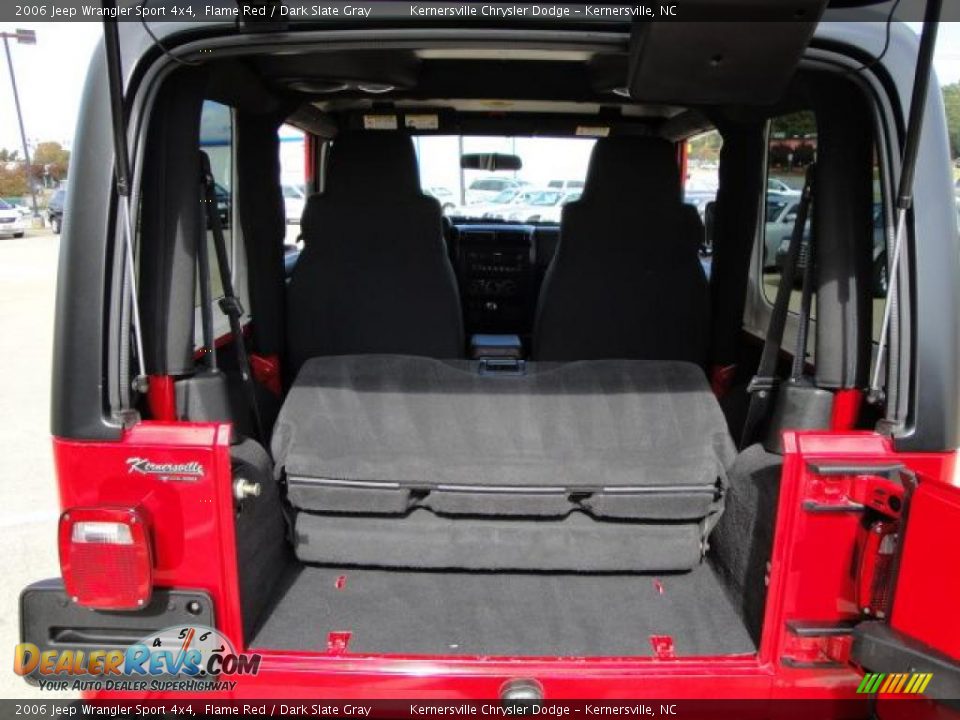 2006 Jeep Wrangler Sport 4x4 Flame Red / Dark Slate Gray Photo #20
