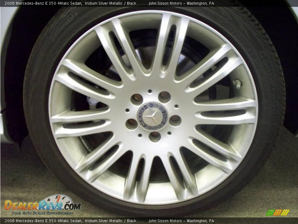 2008 Mercedes-Benz E 350 4Matic Sedan Iridium Silver Metallic / Black Photo #9