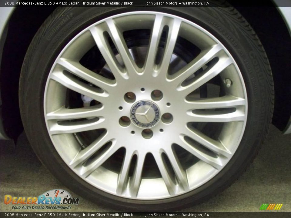 2008 Mercedes-Benz E 350 4Matic Sedan Iridium Silver Metallic / Black Photo #10