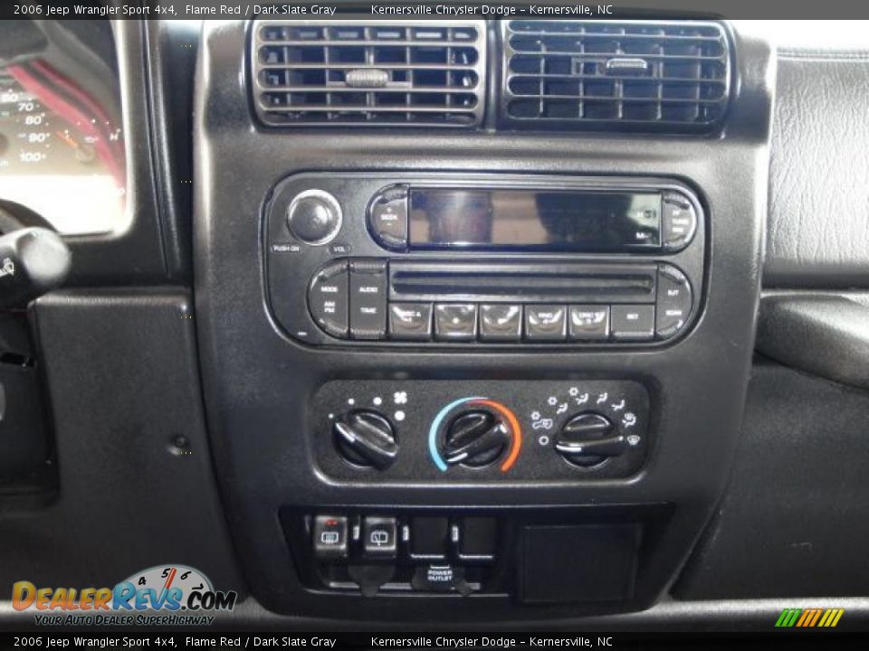 2006 Jeep Wrangler Sport 4x4 Flame Red / Dark Slate Gray Photo #22