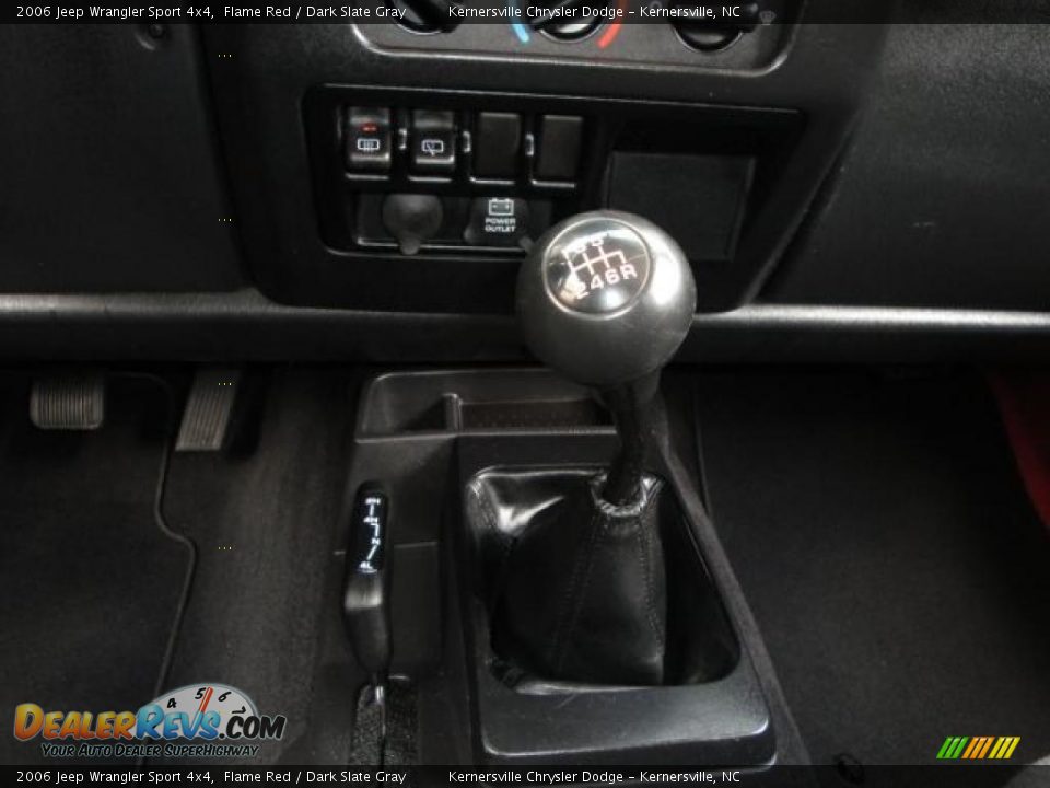2006 Jeep Wrangler Sport 4x4 Flame Red / Dark Slate Gray Photo #23
